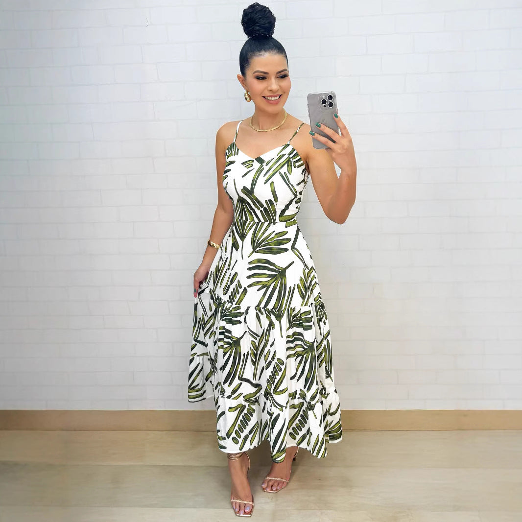 Robe décontractée à bretelles