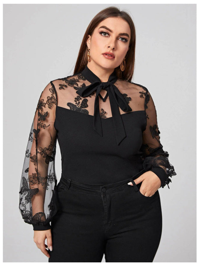 Top sophistiqué noir
