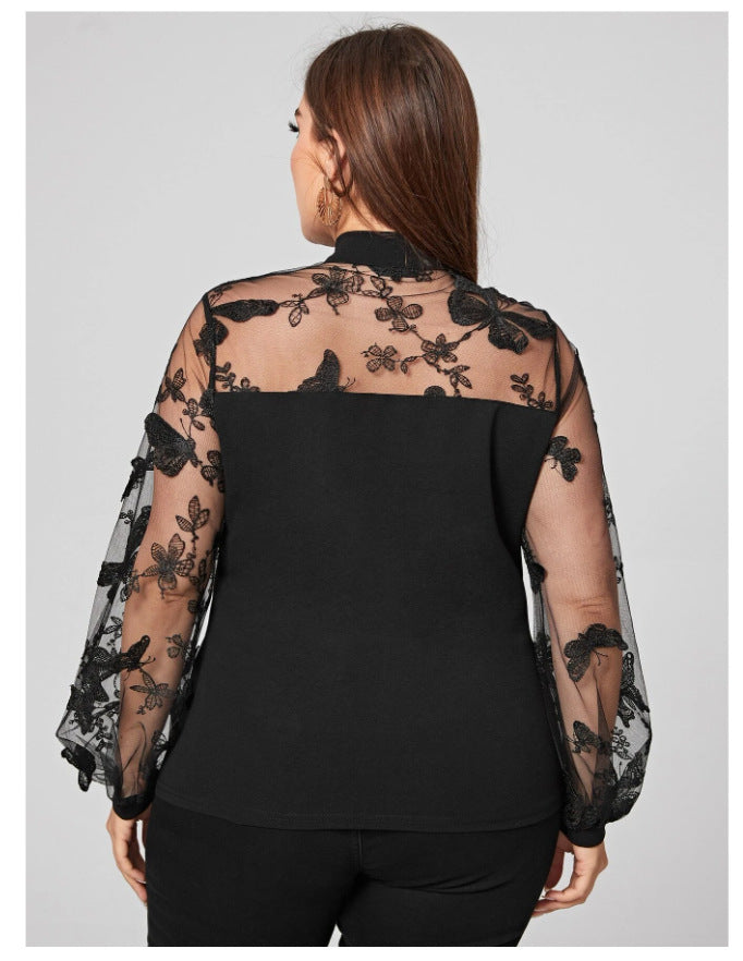 Top sophistiqué noir