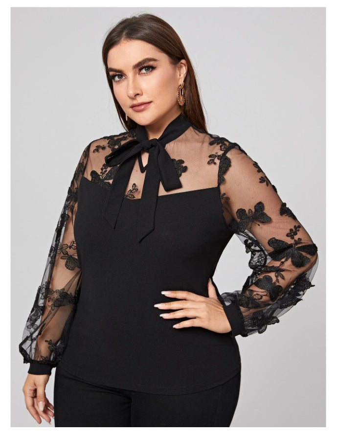 Top sophistiqué noir